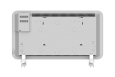 Электрические конвекторы с LED-дисплеем серии CHIKARA ECH-CHE2000WT